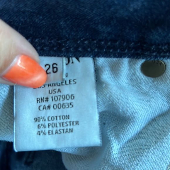 Hudson Jeans Beth Baby Boot Darker Wash Jeans Size 26 - Picture 9 of 13